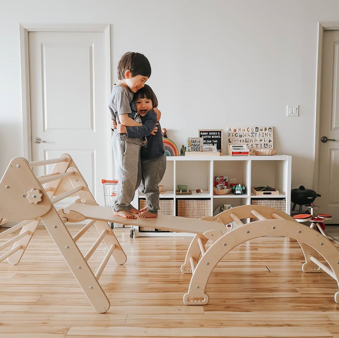 The #1 Selling Handmade Pikler Triangle – Montessori Climber™