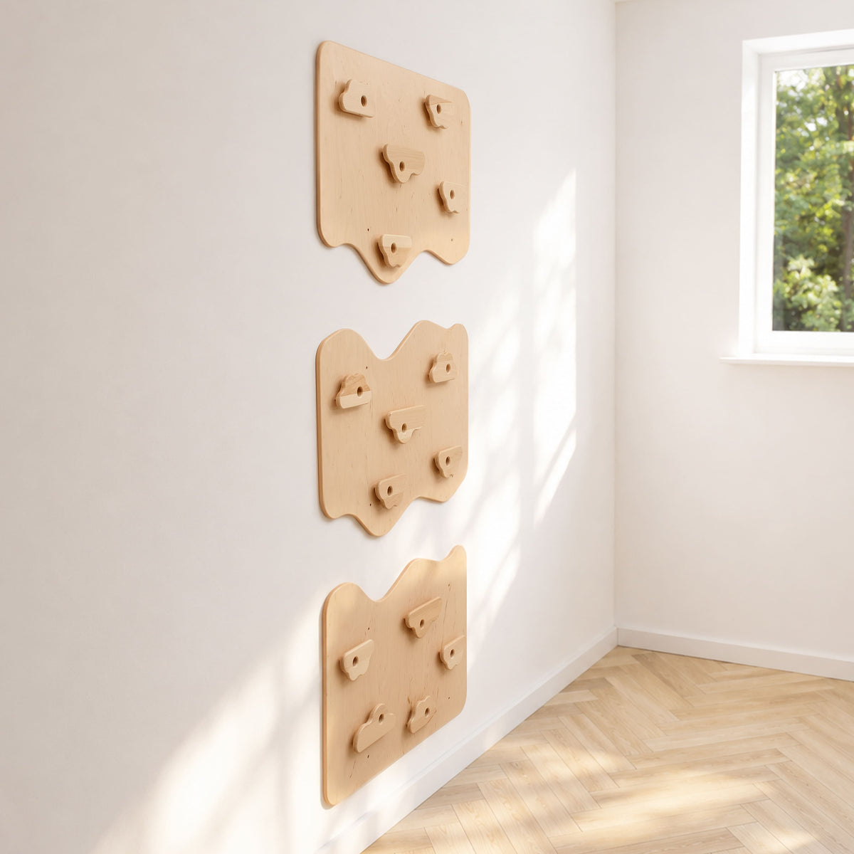 Cloud Panels w/ Climbing Holds