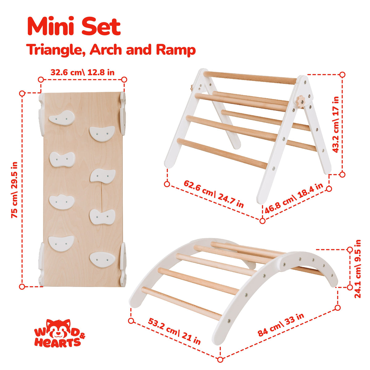Mini Triangle + Arch + Ramp + Cushion