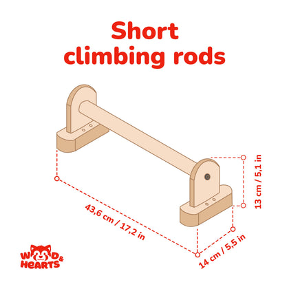 Monkey Bars (Set of 6—Narrow)
