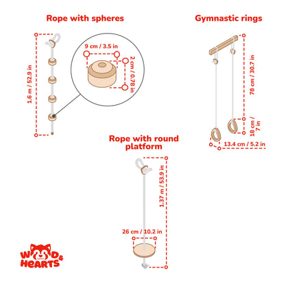 Rope Swings — Mini 3-piece