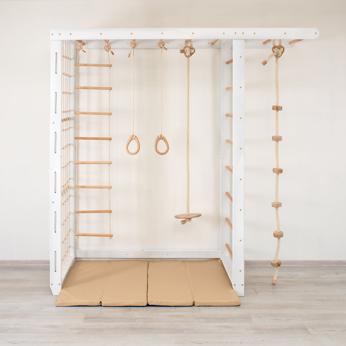 Swedish "Big Bridge" + Ropes (Standard 4-piece) + Mat
