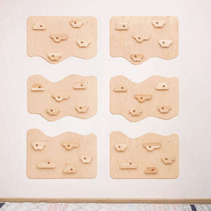 Cloud Panels w/ Climbing Holds