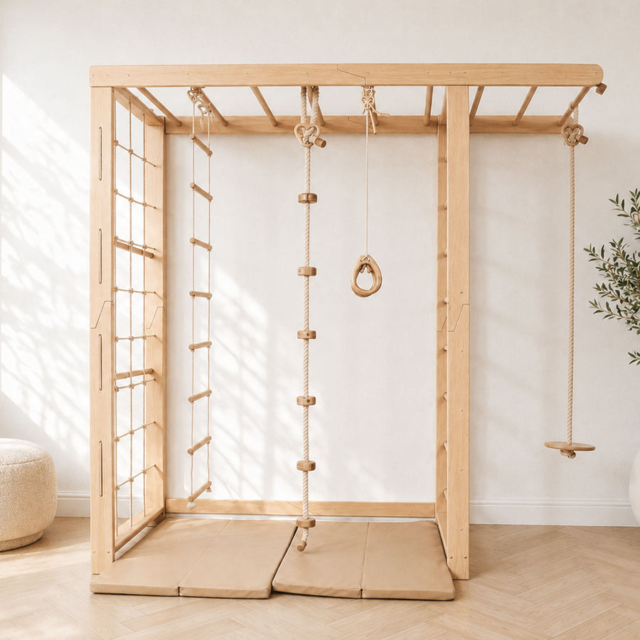 Swedish "Big Bridge" + Ropes (Standard 4-piece) + Mat