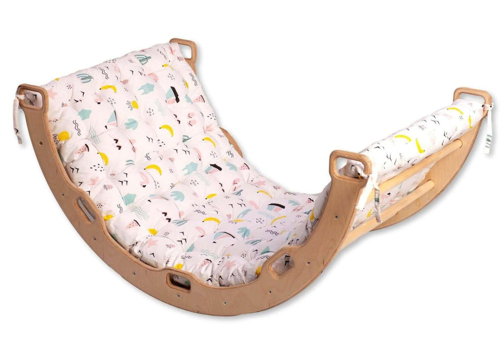 Climbing Arch / Rocker with Pillow Set / Large Size – Montessori Climber™