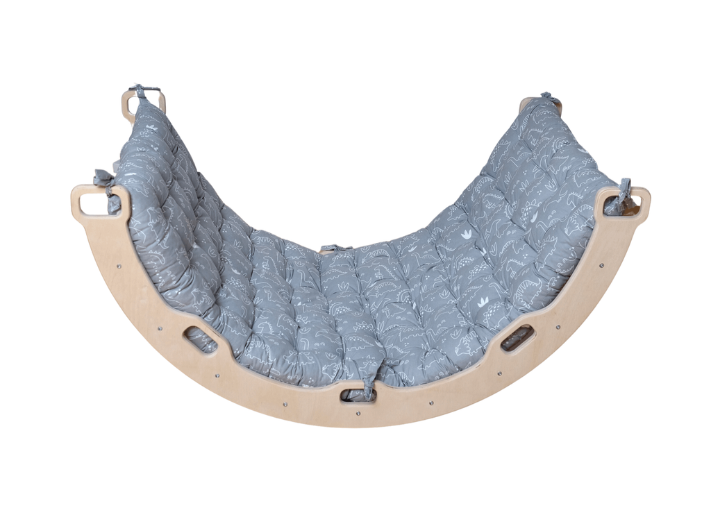 Climbing Arch / Rocker with Pillow Set / Large Size – Montessori Climber™