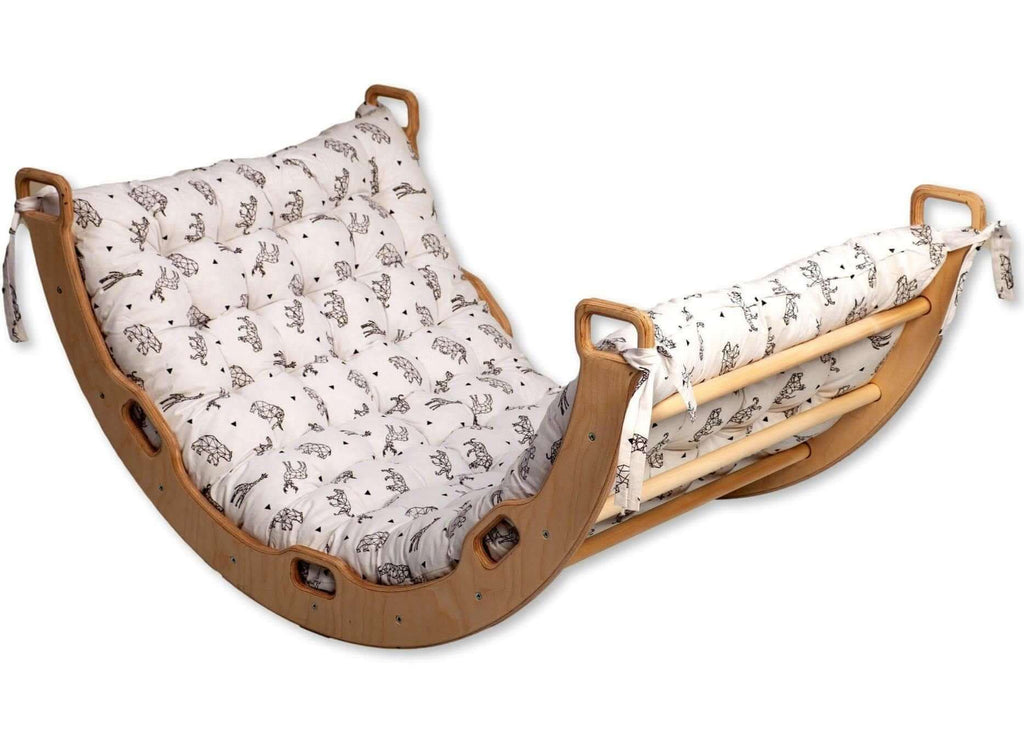 Climbing Arch / Rocker with Pillow Set / Large Size – Montessori Climber™