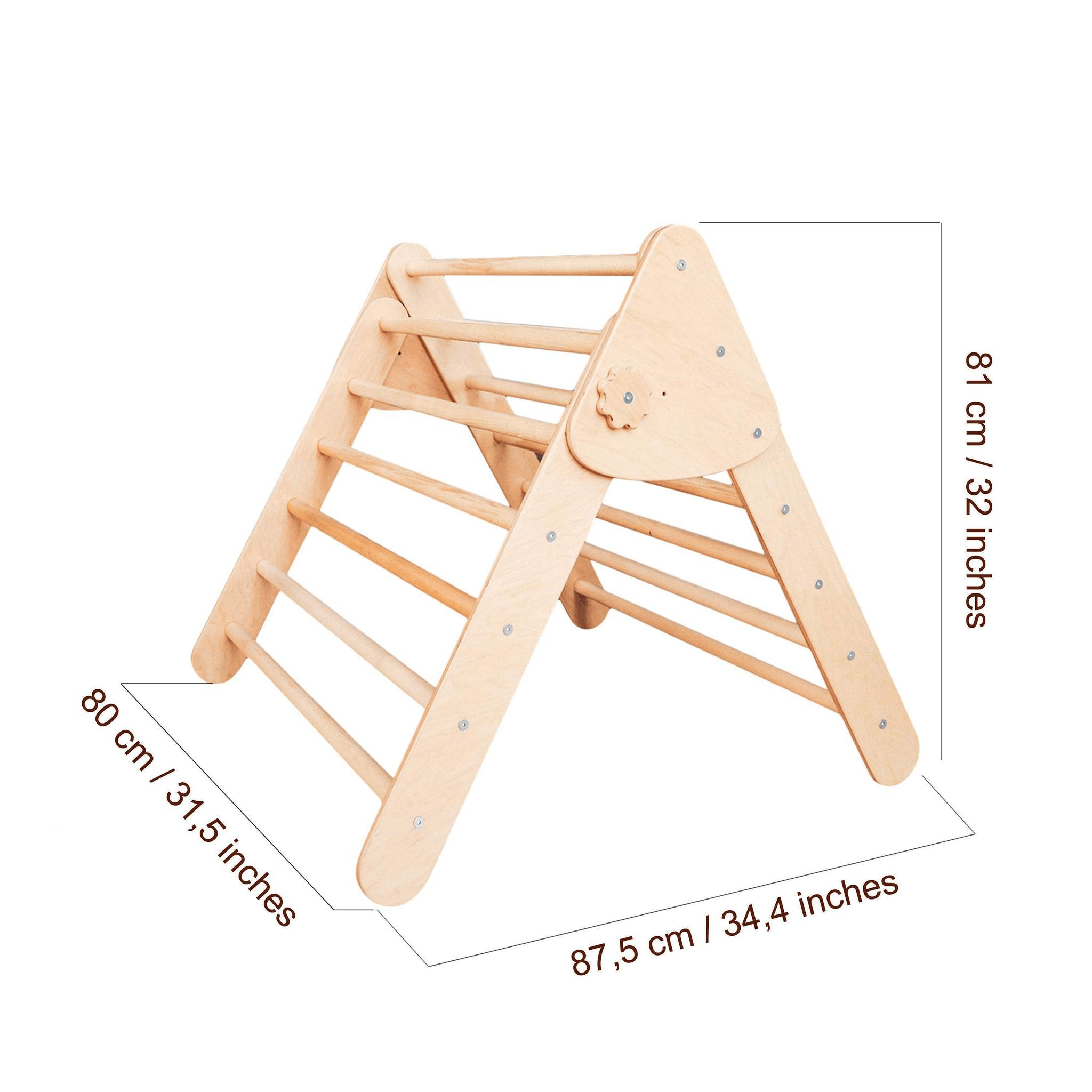 The #1 Selling Original Handmade Pikler Triangle – Montessori Climber™